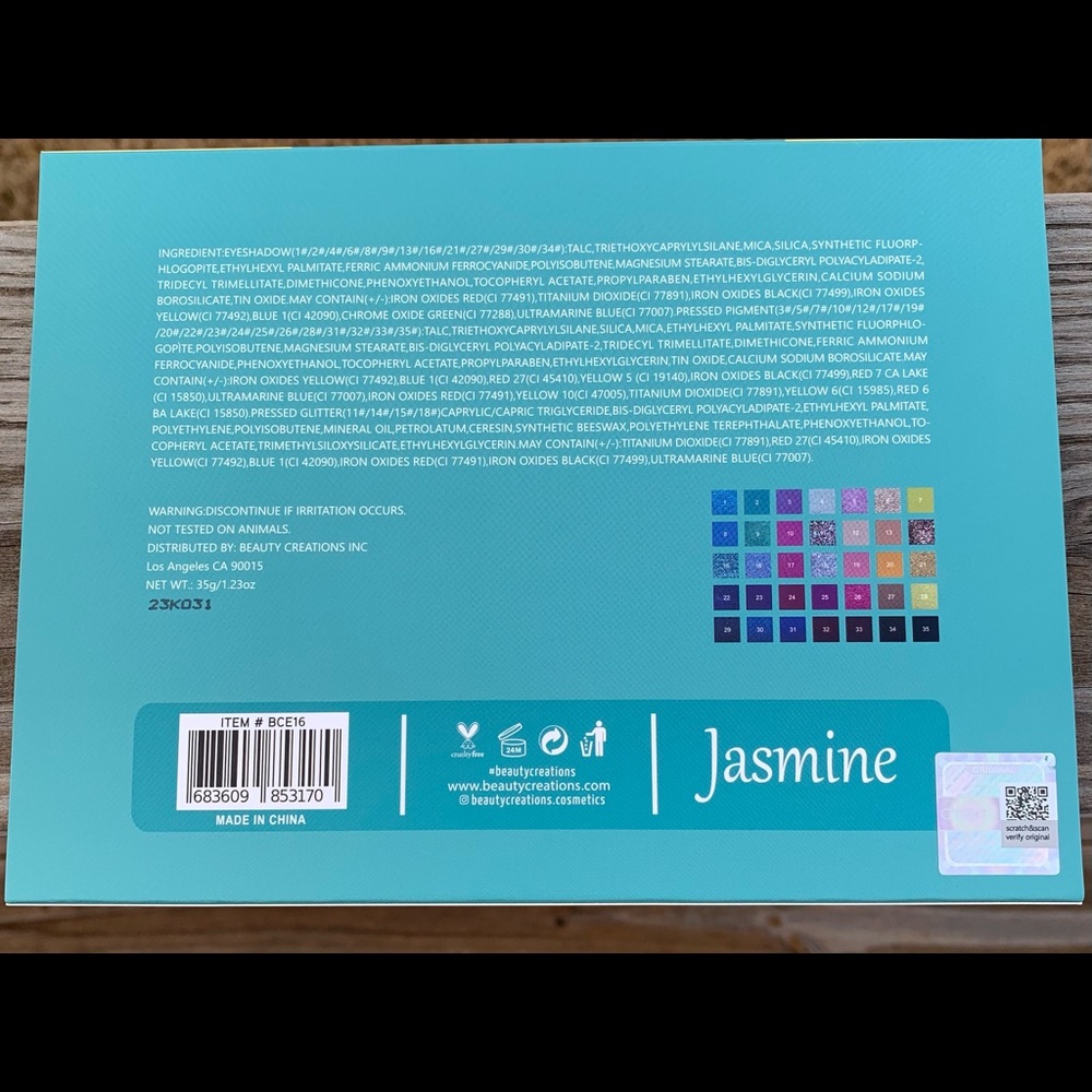 Beauty Creations Jasmine Eye shadow Pallet - Picture 4 of 4